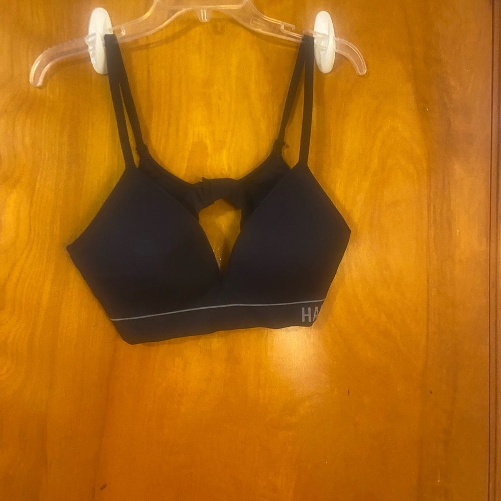 Hanes Black Sports Bra